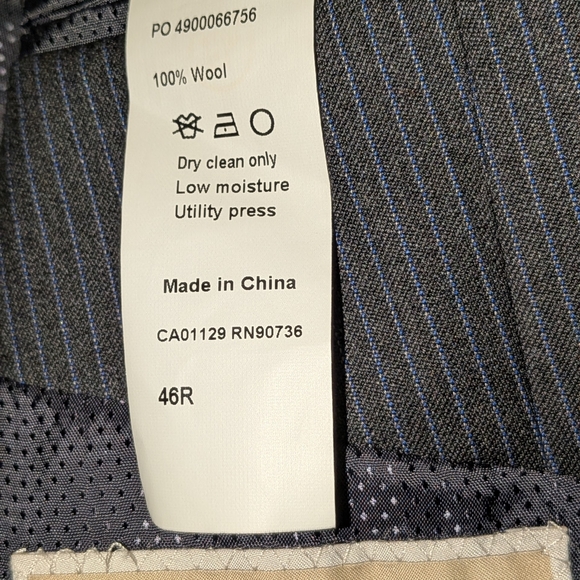 Michael Kors Charcoal Pinstripe Blazer - Picture 3 of 12